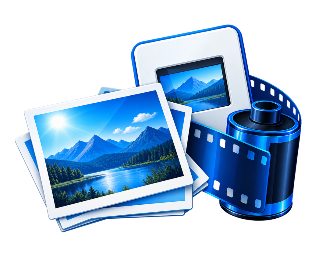 Fotografías impresas, diapositivas y negativos para digitalización